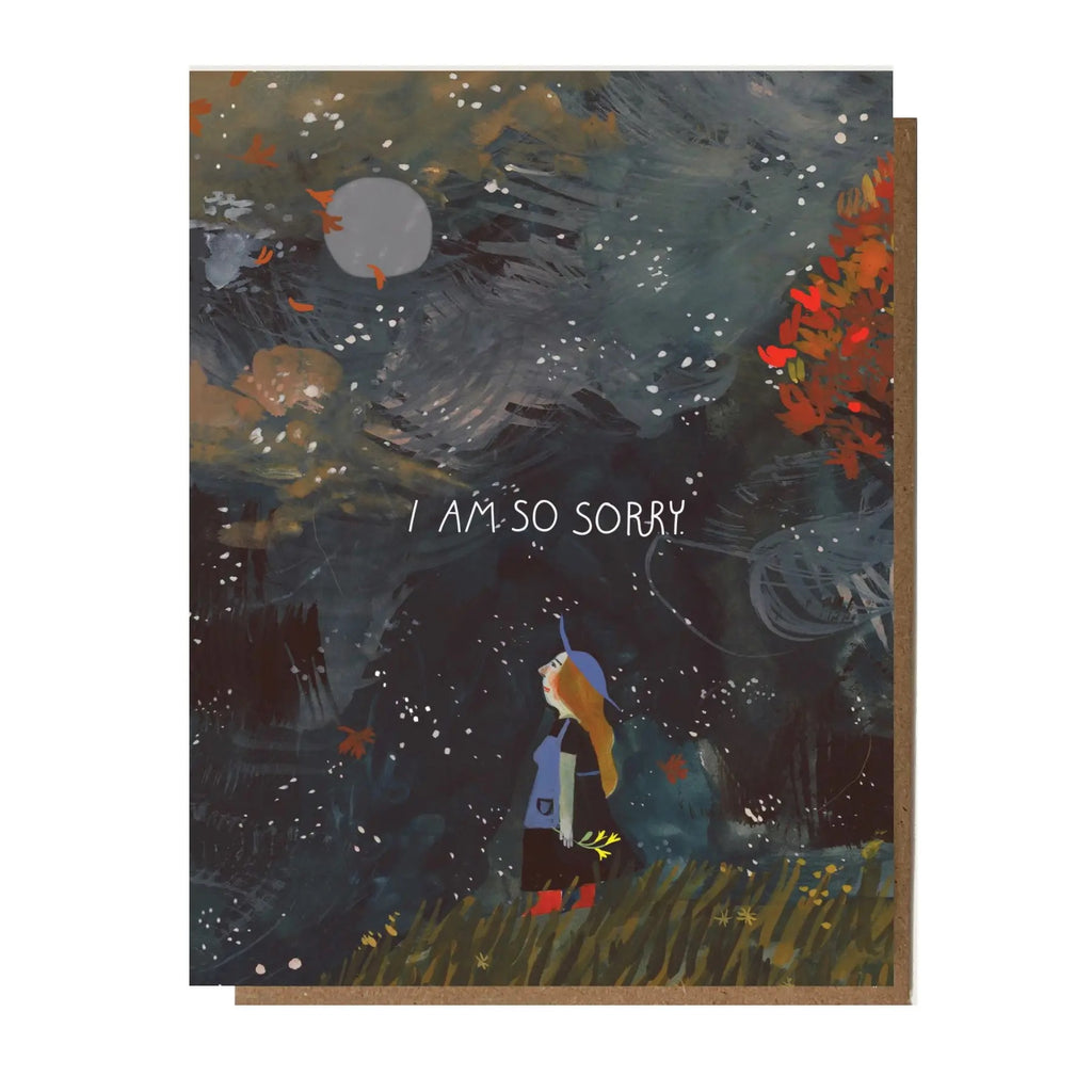 So Sorry Night Sky Card