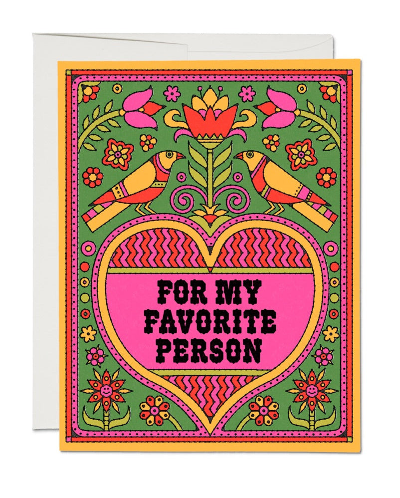 My Favorite Person Card