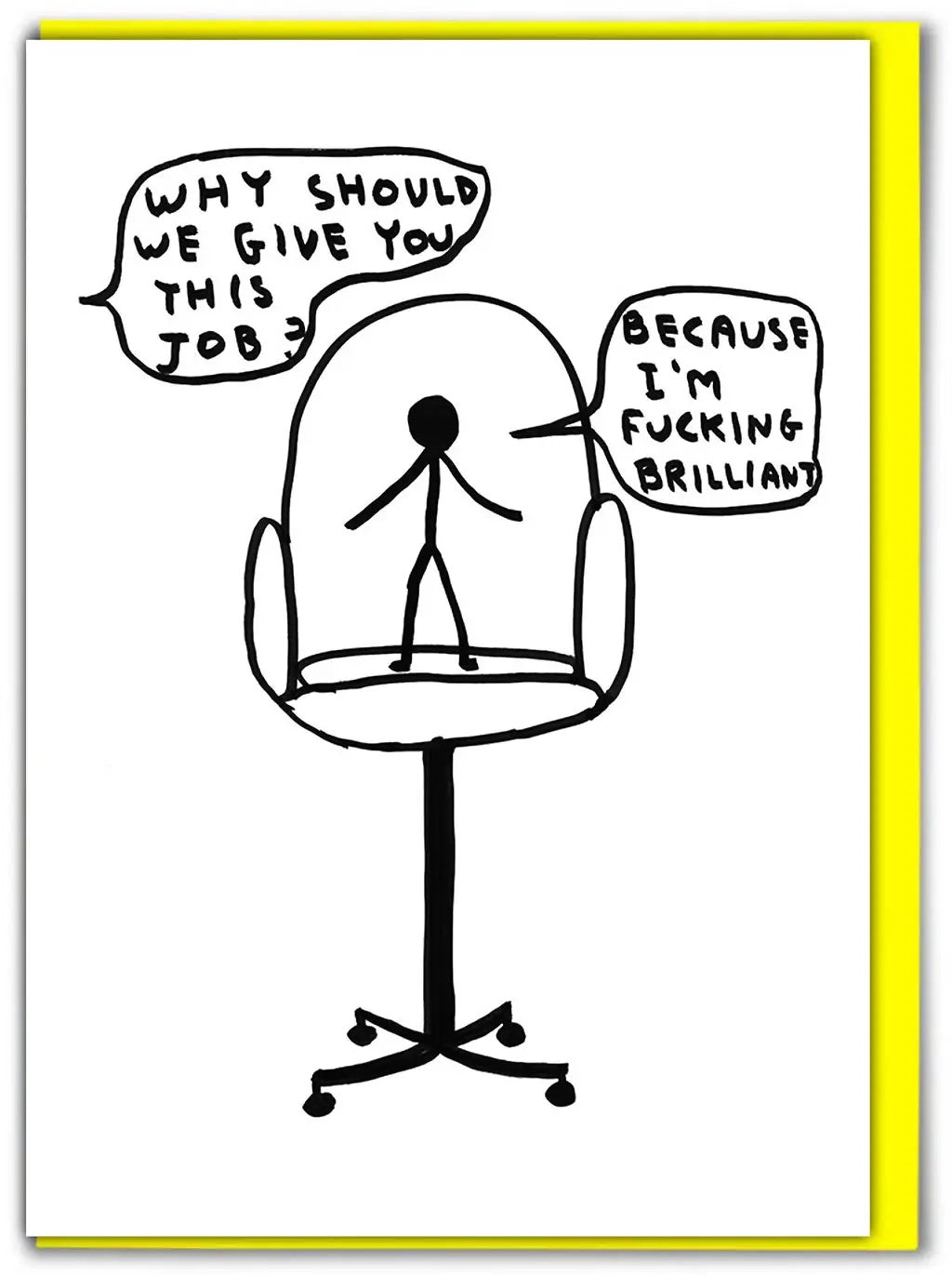 I’m Fucking Brilliant New Job Card