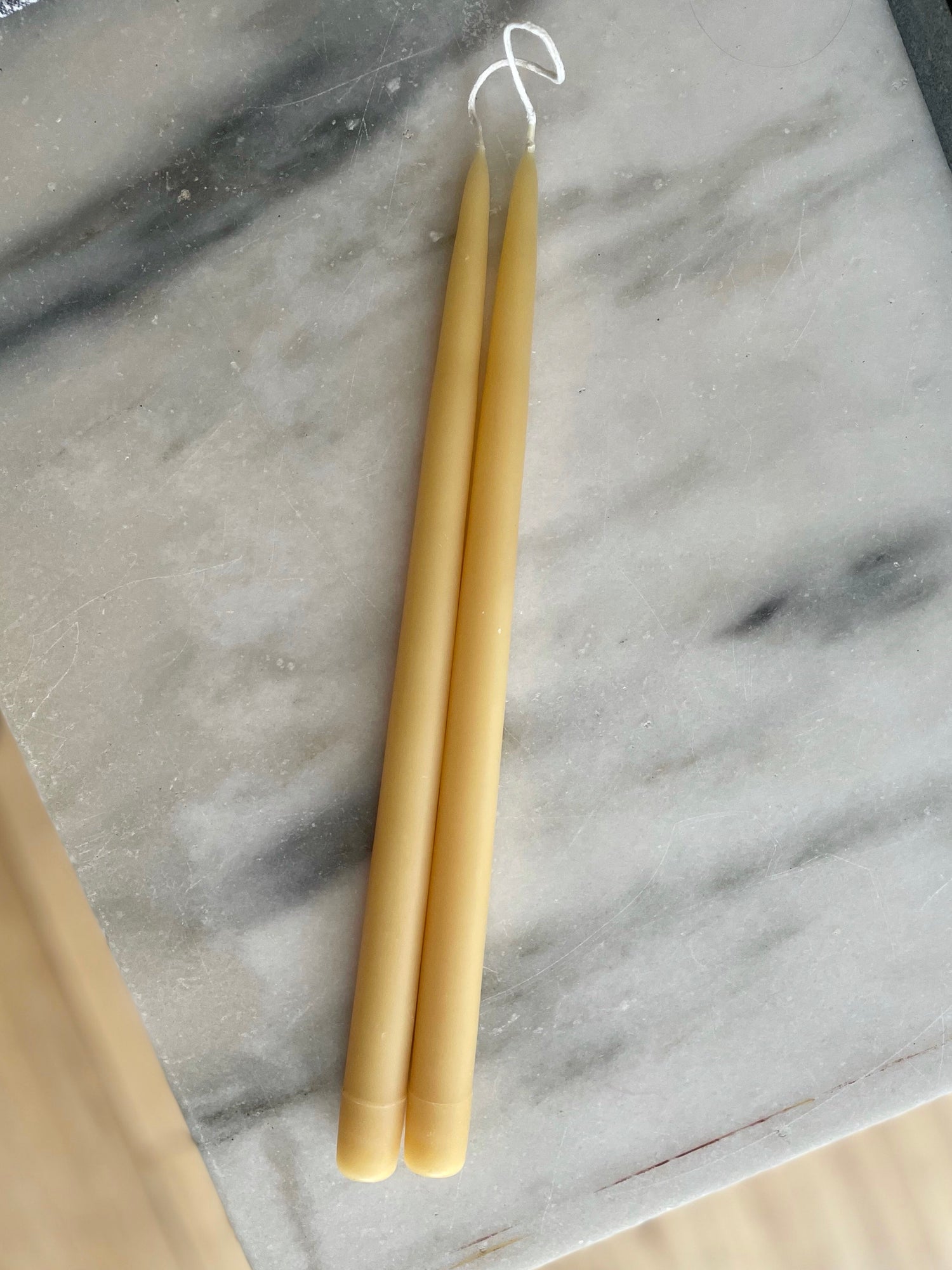 Beeswax Tapers - 13&quot;