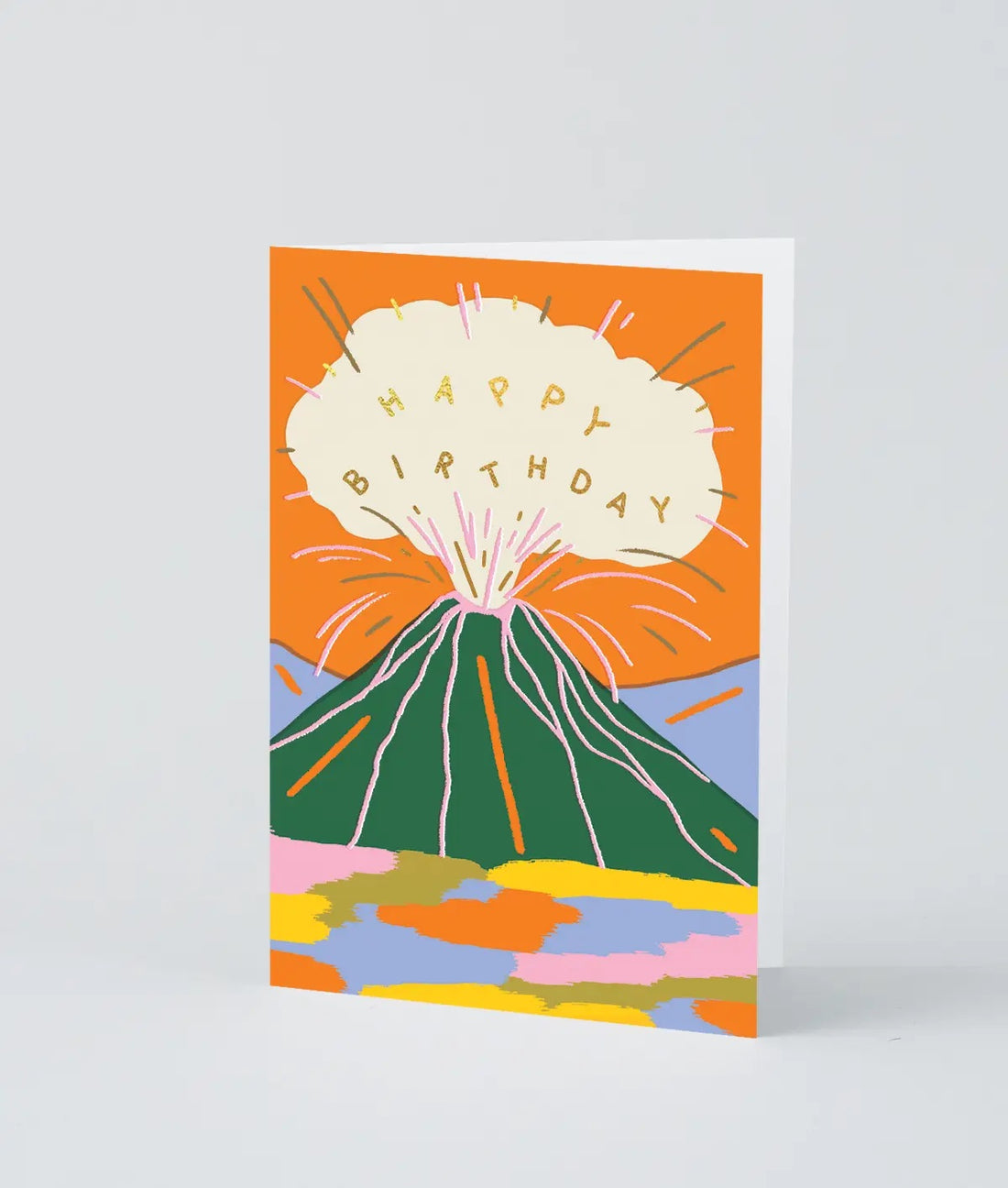 Birthday Volcano Card