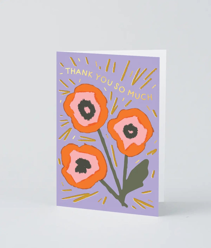 Thank You Flower Study Card