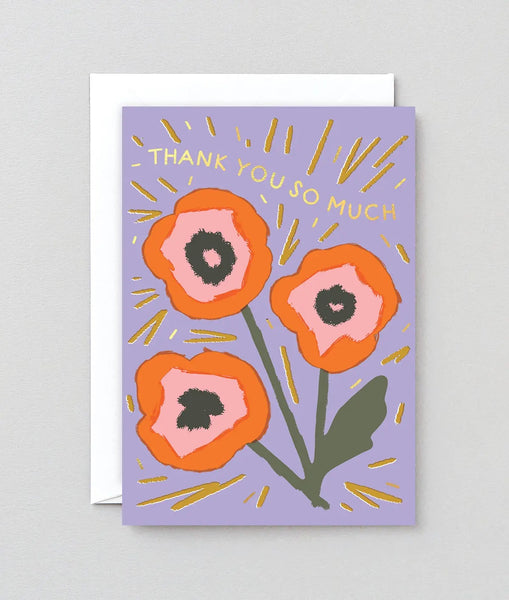 Thank You Flower Study Card