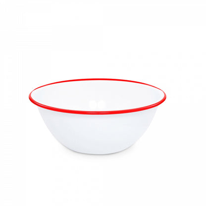 Vintage Enamel Serving Bowl