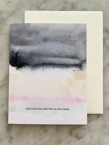Love In the Stars Card