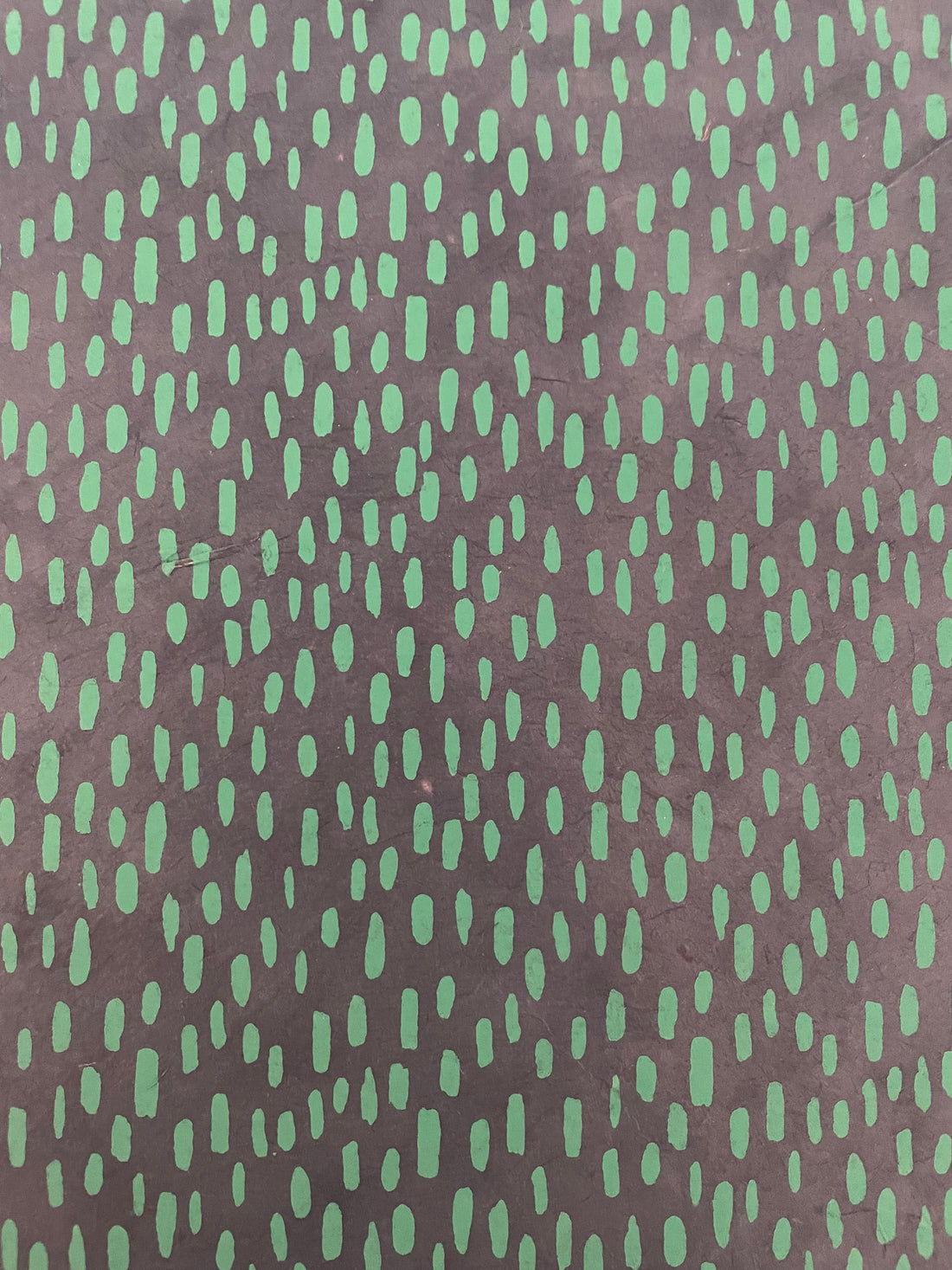 Handmade Paper - Blue w/ Green Lines