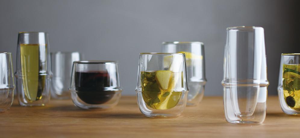 Kinto KRONOS Double Wall Wine Glass